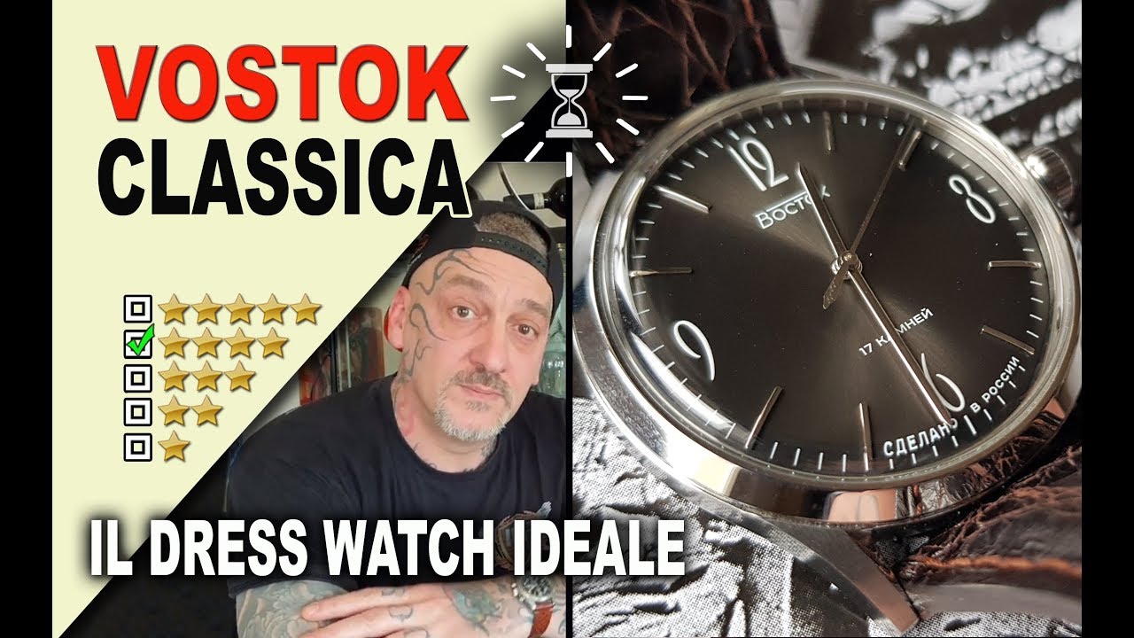 Vostok Classica 690B24 a carica manuale - recensione - YouTube