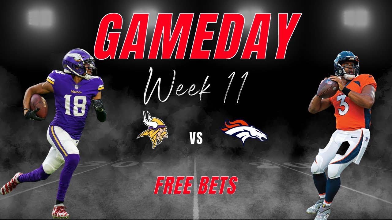 Vikings Broncos Sunday 11/19/23 NFL Picks and Predictions Picks