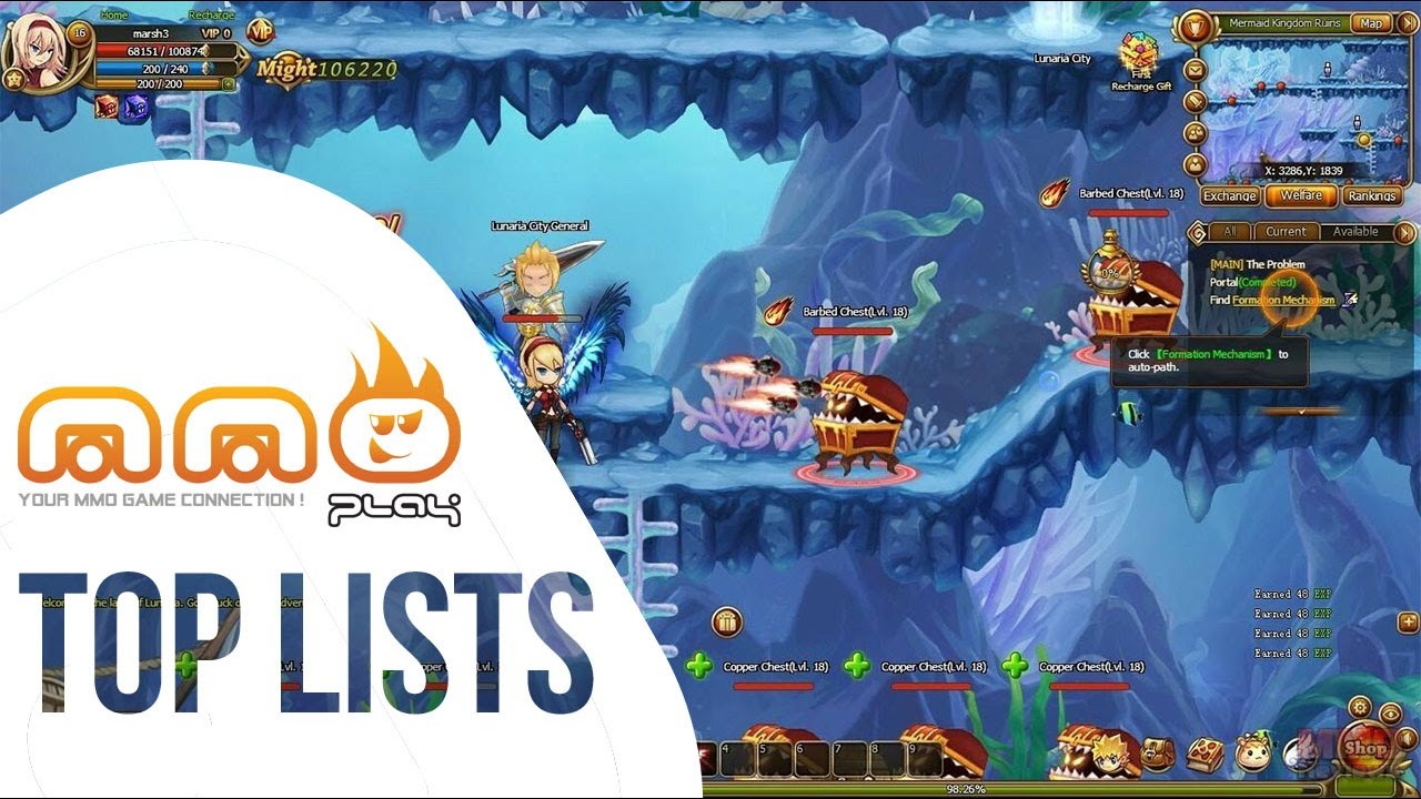 maplestory blitz  Update New  Top 5 Side Scrolling MMORPG's - HD