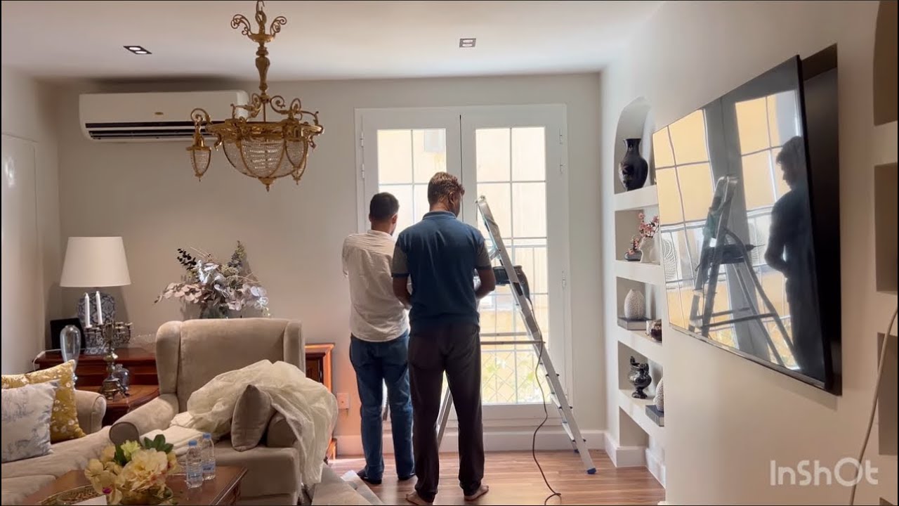 الغالي مايجيب الا الغالي 👍🏻 يوم تركيب الستائر والبوتجاز/ شقة عروسه بأمتياز 💃💃