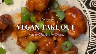 VEGAN TAKE OUT #1 | GENERAL TSO’S CAULIFLOWER | PLANT-BASED | @thechicnatural RECIPE