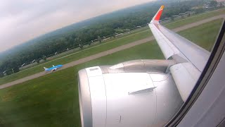 Iberia A320neo: Takeoff From Hamburg With Cloud Surfing