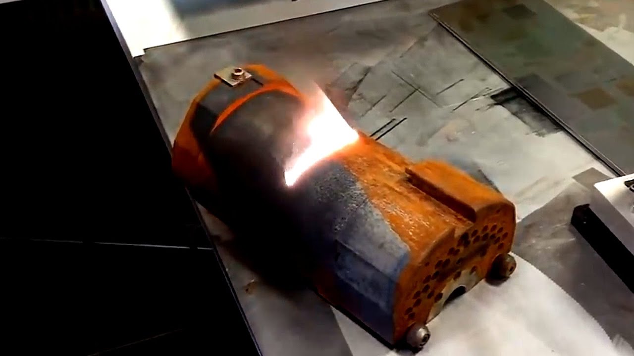 Удивительное обновление металла.  ржавчины лазером - YouTube