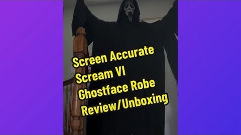 Screen Accurate Scream VI Ghostface Robe Review/Unboxing