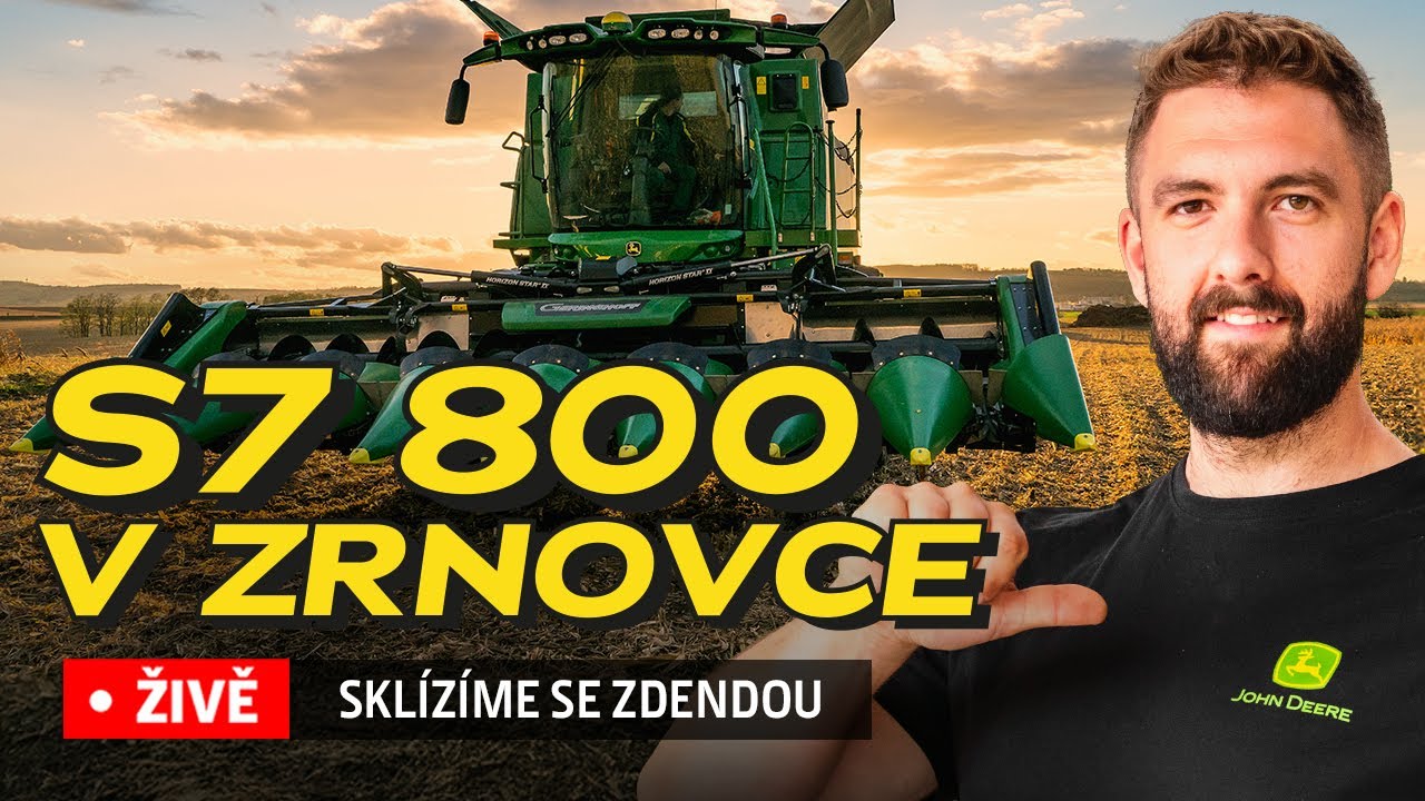 Sklízíme se Zdendou kukuřici na zrno | SKLÍZÍME SE ZDENDOU