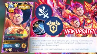 NEW META! CLAUDE FULL ATTACK SPEED ABUSE (HACK ATTACK SPEED) - MOBILE LEGENDS