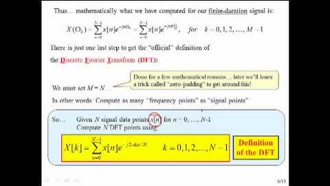 EECE 301 NS 20 DFT Definition