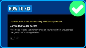 Hoe u de gecontroleerde maptoegang kunt oplossen, vereist het inschakelen van realtimebeveiliging...