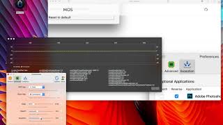 Mos APP smooth scrolling showcase on MacOS Mos Software