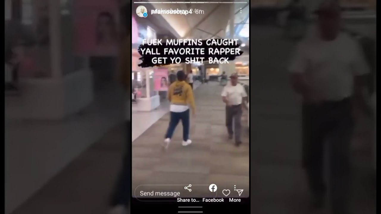 S5 running from opps in the mall 🤦🏾‍♂️😂