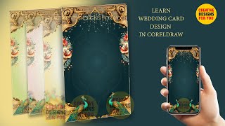 Wedding Card Design in Coreldraw | शादी का कार्ड कैसे बनाये | Whatsapp Invitation in coreldraw