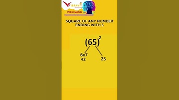 square trick ending with 5 || square trick || vedic maths||  #shorts #shortvideo