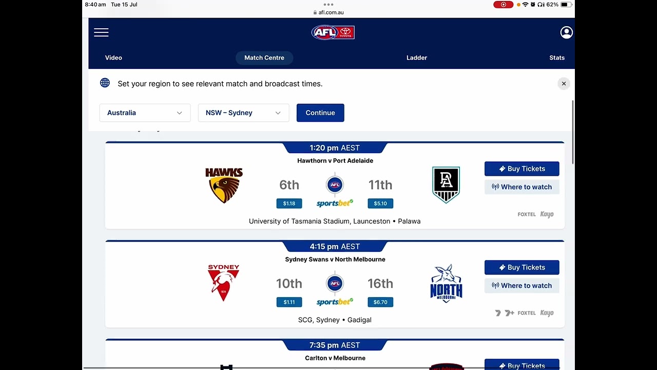 AFL wrap up round 18 plus round 19 tips