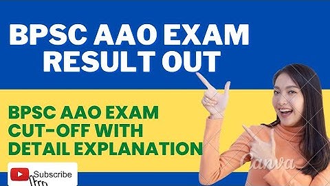 BPSC AAO , BIHAR ASSISTANT AUDIT OFFICER RESULT OUT 2022