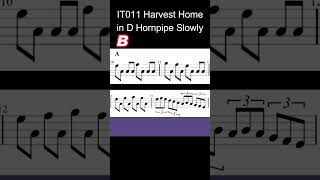 IT011 Harvest Home in D chords and melody played slowly #irishtunes