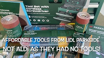 Affordable bargain tools from Parkside Lidl & (not!) Aldi | Aldi had no tools this time!