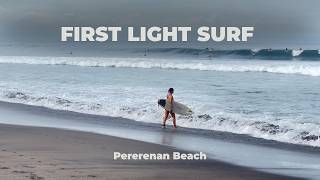 First Light Session | Sunrise Surf in Canggu Bali