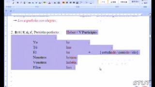 《STUST OCW》初級西班牙語(二) 西班牙語寫作