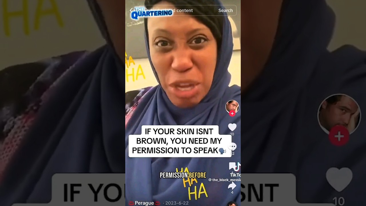 Unhinged Woke Woman Says Whites Need Permission To Talk