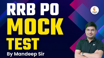 RRB PO | Mock Test  by Mandeep Sir