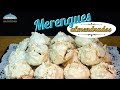 Merengues almendrados (Suspiros o Soplillos de las Alpujarras). Recetas. paso a paso. Loli Domínguez