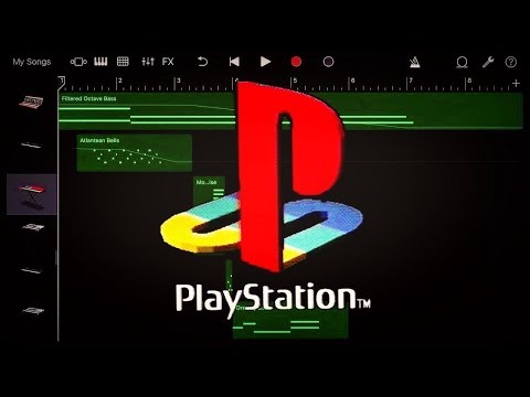 Garagebandで初代プレステの起動音（PS startup）