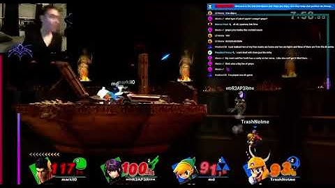 Perfectly timed up b spike with pyra