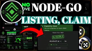 NodeGo Claim Update। NodeGo TGE Update। NodeGo Listing CEX Update । Node Go Listing Date Update।