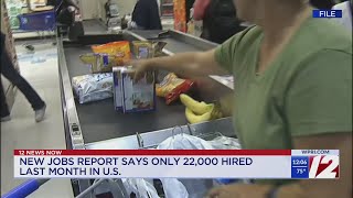 Only 22,000 hired last month in U.S. according to new jobs report