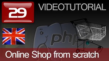 How to make an online shop with Dreamweaver and PHP. Chapter 29