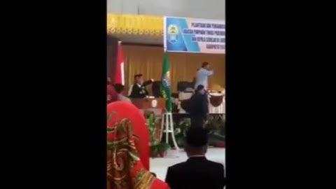 Bupati vs wakil bupati tolitoli ribut