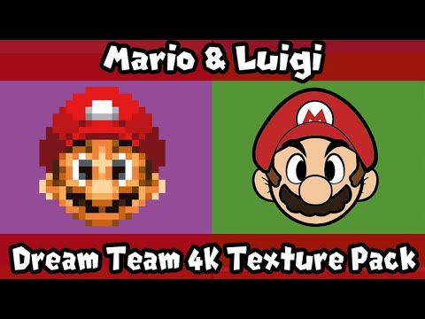 Mario & Luigi: Dream Team 4K | Sneak Peek (Texture Pack)