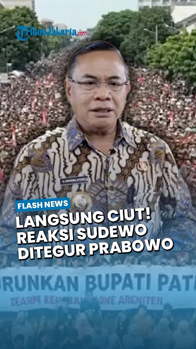 Langsung Ciut! Reaksi Bupati Sudewo Ditegur Prabowo Terkait Kisruh di Pati
