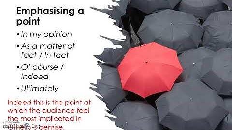 How to use discourse markers