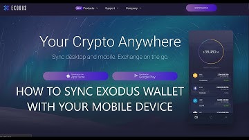 How to Sync Exodus Bitcoin Crypto Desktop Wallet with Android Mobile Phone App - Setup Tutorial