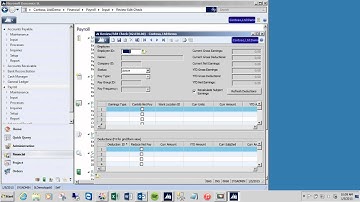 Microsoft Dynamics 2015 Negitive Payroll Deductions