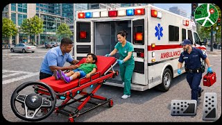 🔥 Realistic Ambulance Rescue Gameplay | Emergency Simulator 3D 🚑 screenshot 2