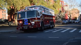 [Q2B + PA300 WAIL!] FDNY RESCUE 2 RESPONDS TO A REPORT OF SMOKE IN A MULTIPLE DWELLING