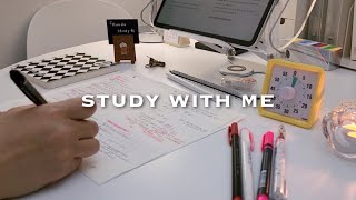 📖1hour STUDY WITH ME pomodoro 25/5 | library Ambience📚 도서관 백색소음 | 스터디윗미 1시간