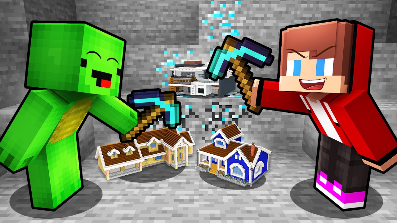 Minecraft, But Every Mikey and JJ’s Drop is MILLIONAIRE HOUSE! Maizen