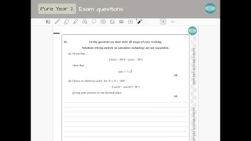 A-Level maths June 2022 Question 14 Paper 1 edexcel