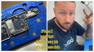 iPhone X with important data - Phone was getting hot and shutting down - prior repair attempt