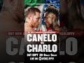 Two UNDISPUTED WORLD CHAMPIONS collide on September 30 💥 #CaneloCharlo