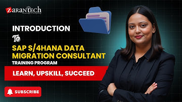 SAP S/4HANA Data Migration Consultant Training Program | ZaranTech