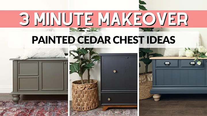 Painted Cedar Chest Ideas | 3 Minute Makeover