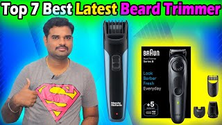 ✅ Top 7 Best Beard Trimmer In India 2024 With Price |Latest Trimmers Review & Comparison