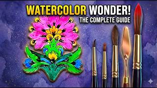 10 Minutes of Peace Watercolor Mandala Coloring for Relaxation, Meditation & Stress Relief