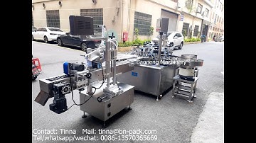 Automatic cap powder filling machine, bottle vial filling capping machine from China factory