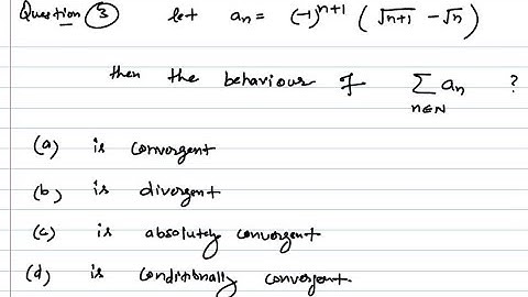 CSIR-NET/JRF | 7th June, 2023 | Memory Based Questions | #Sequence & Series | @kibabamathematics
