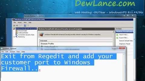 Windows VPS  - How to Change Windows RDP Port